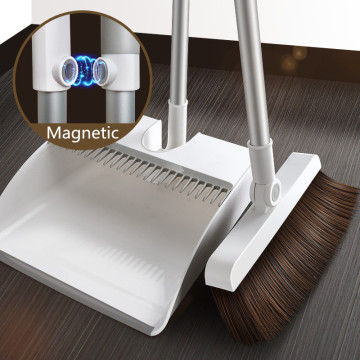 Magic Broom Dustpan Suit Combination Household Fold Lazy Sweep The Floor Sweeping Hair Windproof Kitchen Household Cleaning Tool