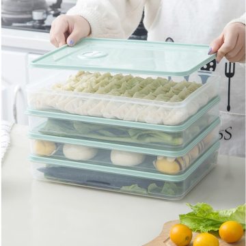 Refrigerator Food Storage Box Kitchen Accessories Organizer Fresh Box Vegetable Egg Holder Stackable Microwave Box Lunch Bag