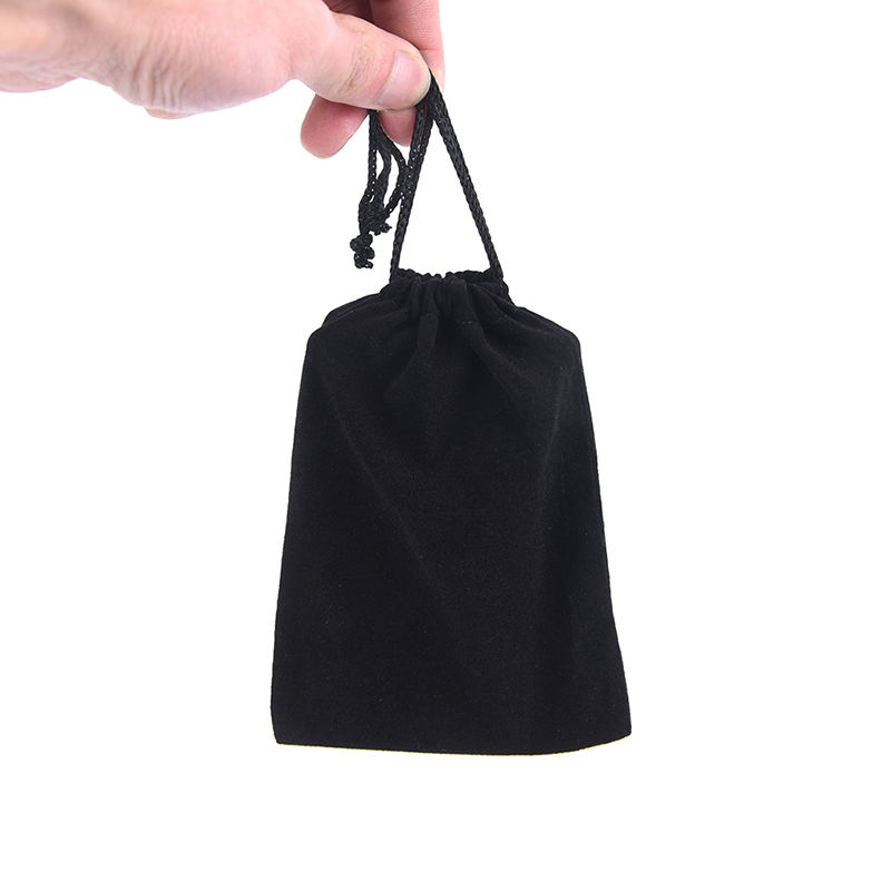10pcs/lot Black Dice Bag Velvet Tarot Card Storage Bag Jewelry Bag Mini Drawstring Package For Playing Cards Toy
