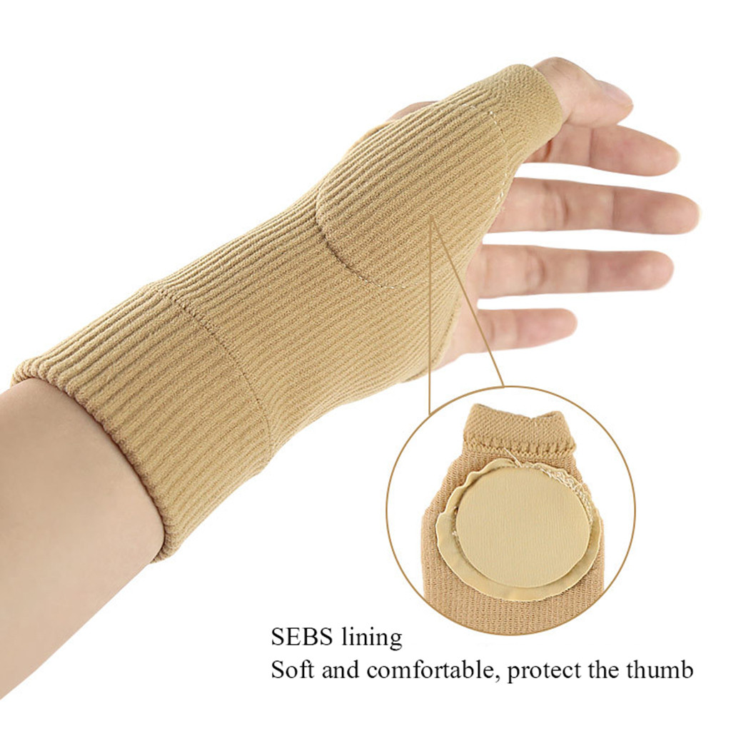 Bracers Sports Compression Gloves Wrist Support Training Breathable Care Wrist Winter Ladies Fittness Cycing Yoga Wrist Gloves