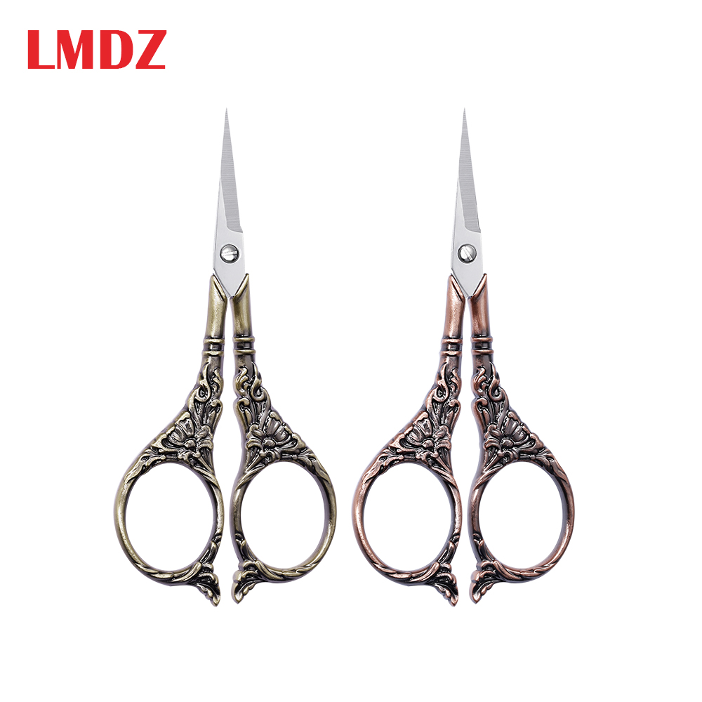 LMDZ High Quality Fancy Design Multi Function Steel Vintage Craft Scissors for Sewing