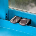 Plastic Security Sliding Door Window Lock Safety Lock Sliding Sash Stopper For Kid Security Anti-theft Lock Window