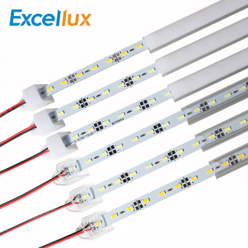 DC 12V 5730 LED Bar Light 5PCS 50CM 36leds LED Rigid Strip with Aluminium Shell + PCB Cover For Kitchen Cabinet Light Decoration