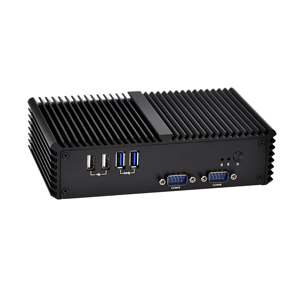 Qotom Mini PC Fanless Q350P with Core i5-4200U Processor ,RS485 VGA Option ,WIFI,3G/4G KIOSK IPC