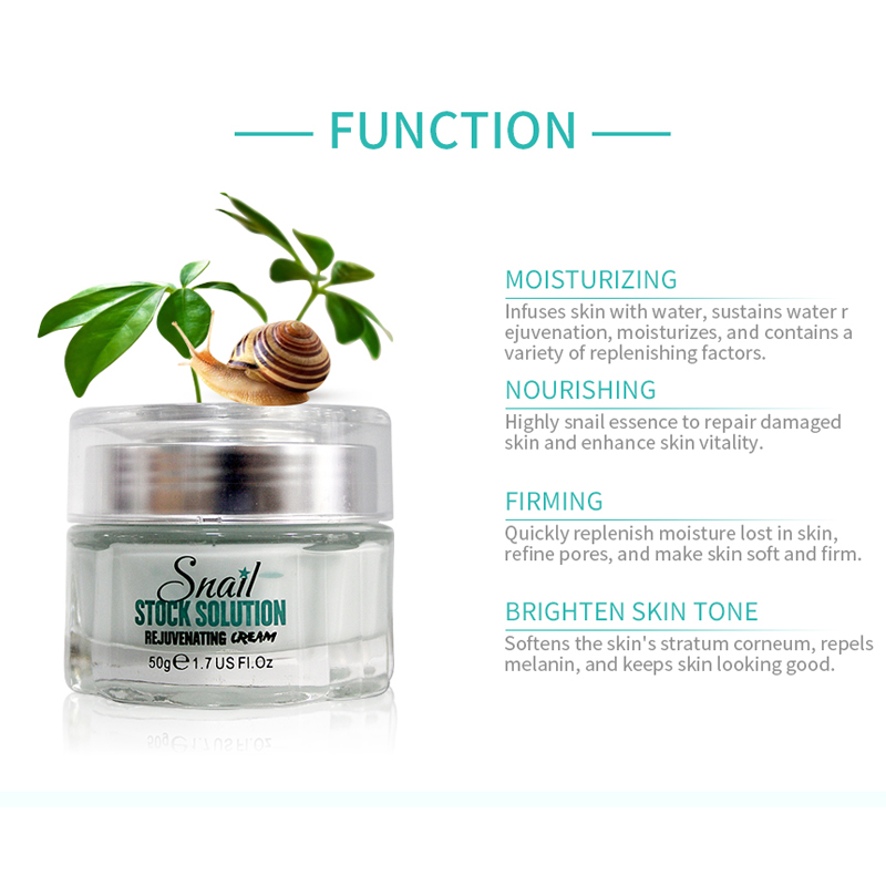 HEMEIEL Korean Anti Aging Face Cream Snail Essence Facial Moisturizer Whitening Rejuvenating Tender Skin Care Day Cream Cosmetic