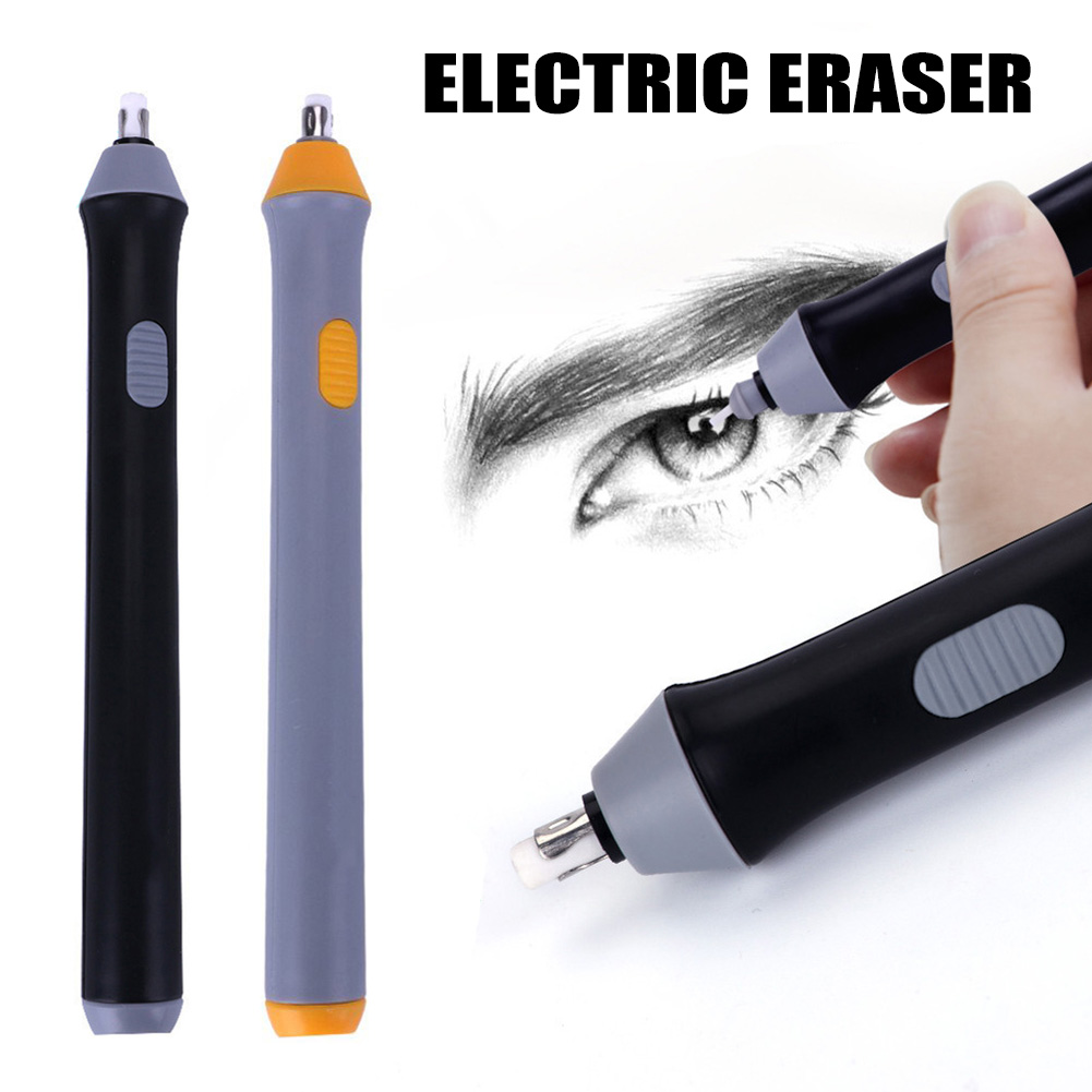 Electric Eraser Kit Automatic Pencil Eraser with 22pcs Additional Replaceable Rubbers UY8