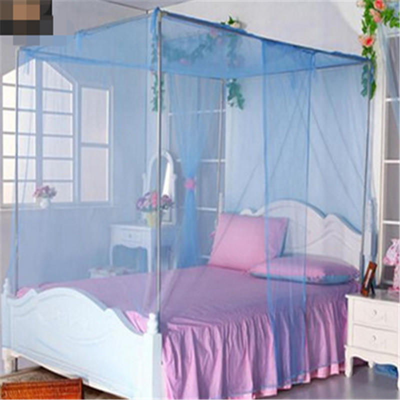 Lace Bed Mosquito Mesh Canopy Princess Full Size Bedding Net Student Dormitory Anti-Insect Net Colorful