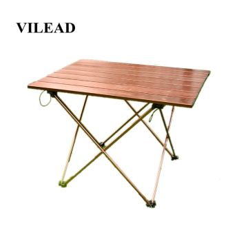 VILEAD Portable Folding Camping Table Aluminium Alloy Ultra-light Picnic BBQ Traveling Outdoor Waterproof Foldable Durable Desk