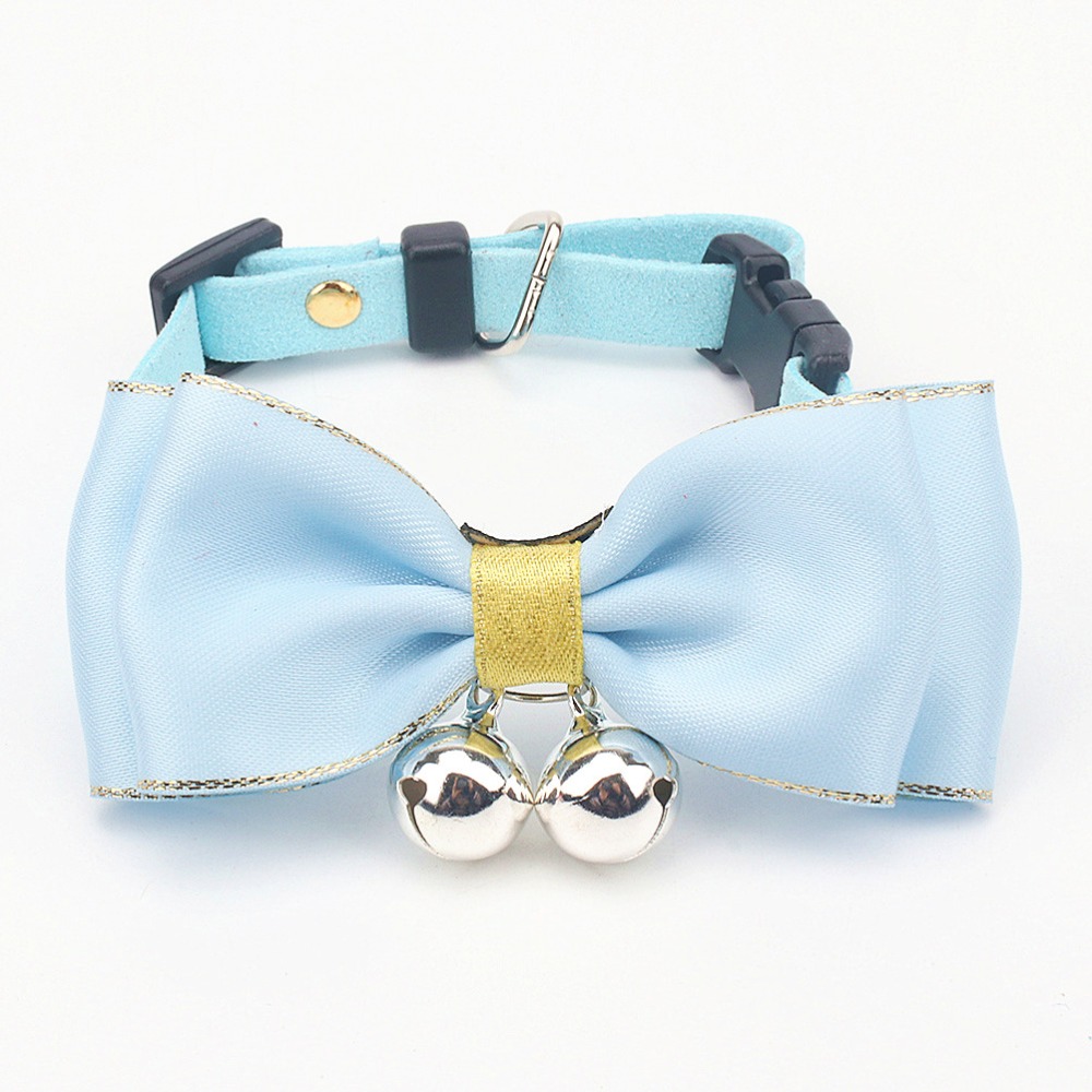 Traumdeutung Small Cats Collars Bow Kitten Puppy Necklace For Pets Collar Dogs Cat Accessories Product collier pour chat kedi