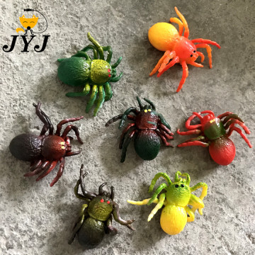 Free ship 10pcs 4cm soft plastic spider lure baits , artificial fly fishing baits soft worm lure , soft insect bait spider lure