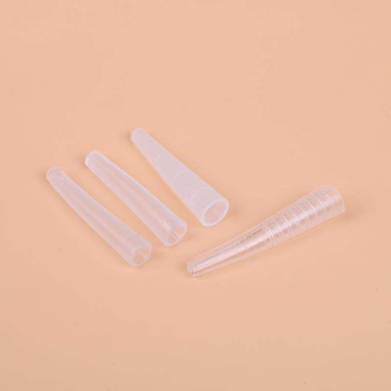 Silicone Covers Tips Tweezers Protect Cases Eyelashes Tools 10Pcs/set Plastic Protective Cover Grafting Eyelashes Tweezers