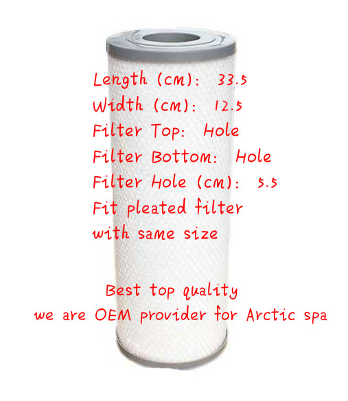 6 pcs spa hot tub filter 13.31"x5.0" Meltblown pool filter fit many spa