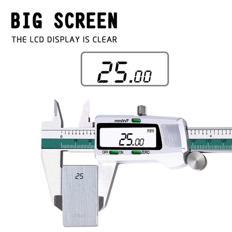 Professional Digital Caliper LCD Display 0-300mm Accuracy 0.02mm Vernier Caliper Gauge Micrometer Stainless Steel Measuring Tool