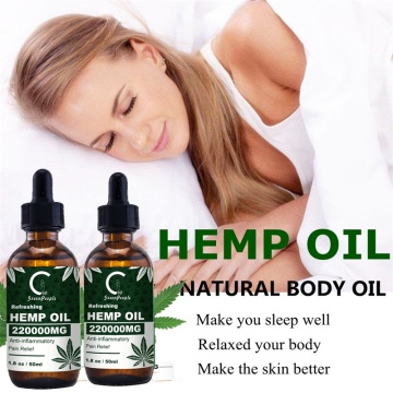 GPGP Greenpeople 220000MG 10ml CBD Hemp Oil Skin Oil for Neck Pain Relief Hemp Seed Oil Sleep Bio-active Reduce Anxiety Better