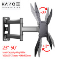 TV Mounts Bracket for 23-55 inch Flat Screen TVs Up to 88lbs,Full Motion TV Wall Mount Swivel Articulating Fit MaxVESA 400x400mm