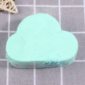 2pcs 100g Organic Rainbow Bath Salt Cloud Shape Exfoliating Bubble Bath Salts (White, Oriental Cherry)