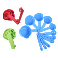 11pcs / 10pcs Measuring Cups And Measuring Spoon Scoop Plastic Handle Kitchen Measuring Tool