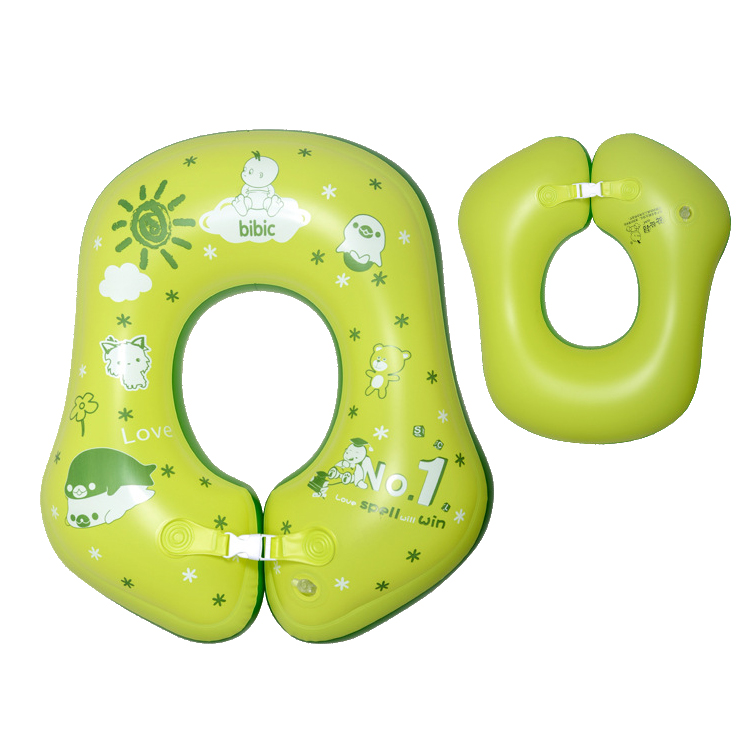  Inflatable PVC baby float ring kids neck float