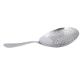 Soup Ladle Colander Stainless Steel Long Handle Large Capacity Bar Strainer Slotted Spoon Colander Spoon for Kitchen Restaurant