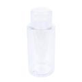 300ml Portable Empty Plastic Nail Polish Makeup Remover Bottle Liquid Clear Press Pumping Dispenser Container Storage Tool