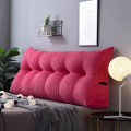 European Removable Bedside Velet Cushion Triangular Bed Backrest Pillow for Couple Soft Large Waist Sofa Cushion