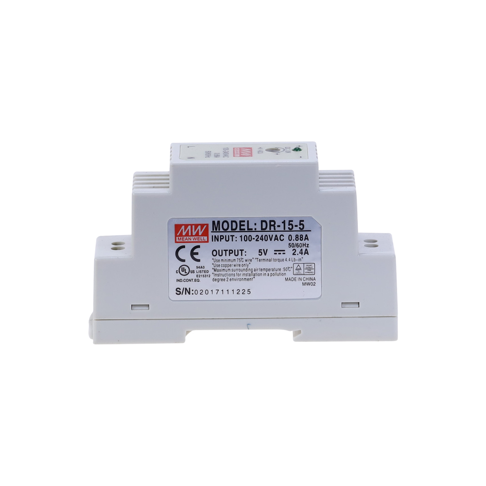 DR-15 15W Single Output 5V 12V 15V 24V Din Rail Switching Power Supply Electronics Din Rail Switching Type Industrial