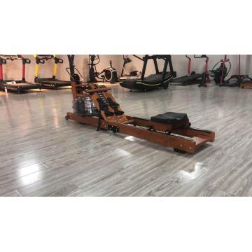 folding wooden water rower home rowing machine gym equipment OAK wood rower