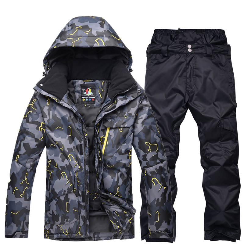 Plus size Men's Snow Suit outdoor sports Wear special Snowboarding Clothing windproof waterproof Sets Ski Jackets and Snow pants