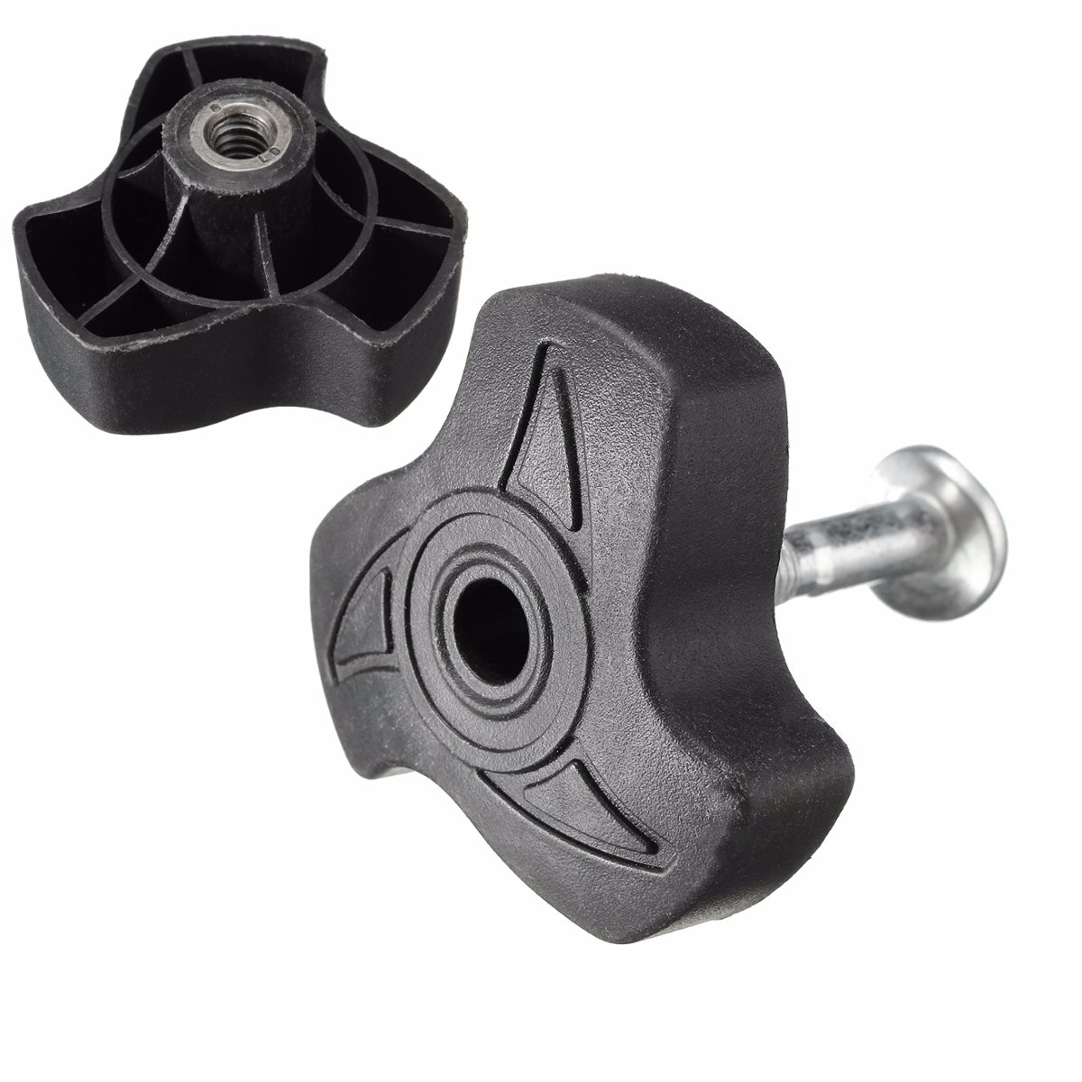 2pcs 5pcs Handle Bar Fixings Wheel Knob 8mm Nut Bolts Screws Thread 35mm For Many Lawnmowers Lawnmower