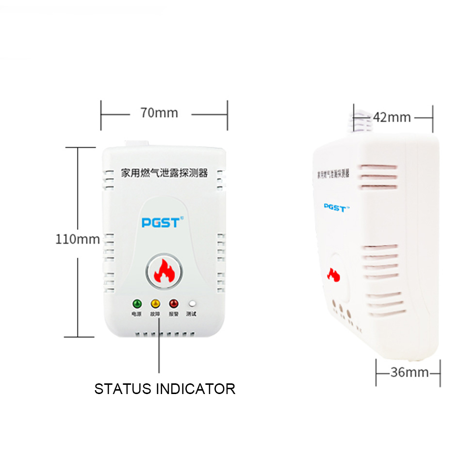 PT-200 Intelligent Gas Alarm Home Liquefied Natural Gas Biogas Methane Liquefied Detector