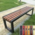 Park Chair Outdoor Bench Leisure Garden Chair Anticorrosive Row Bar Bench Bathroom Bench Solid Wood Waiting Chair