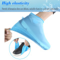 Reusable Silicone Shoe Cover S/M/L Waterproof Rain Shoes Covers Outdoor Camping Washable Rubber Wear-Resistant Recyclable