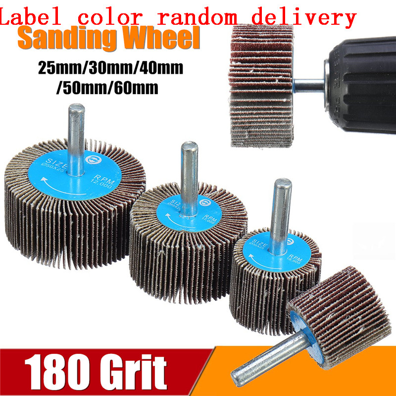 180 Grit 25/30/40/50 Sanding Flap Wheel Polishing Grinding Accessories Tool Disc For Dremel Rotary Tool