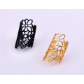 High Quality Hollow Gold Ring Alloy Metal Ring