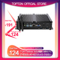 Topton Fanless Industrial Mini PC i7-8565U i5-8250U 7*24 Working 2*RS232 HDMI VGA 1*Lan 7*USB