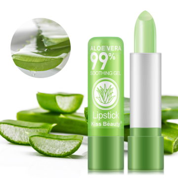 Natural Aloe Vera Moisturizing Lip Balm Color Changing Red Lip Sticks Lasting Nourishing Matte Lipsticks Lip Balm Makeup TSLM1