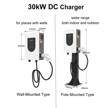 30kW 400V DC Charger EU Standard Plugs