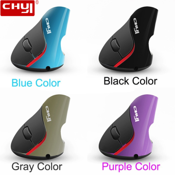 CHYI Vertical Mouse Optical USB Wired Computer Mause Ergonomic 1600 DPI Office Mice With Wrist Rest Mouse Pad Kit For Laptop PC