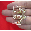 5pcs Antique Bronze Iron Padlock Hasp Hook Lock Hardware For Mini Jewelry Box For Furniture