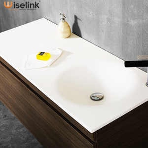 WKS - 6004 solid surface integrated basin