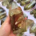 Natural citrine quartz obelisk crystal wand point reiki healing natural stones and minerals