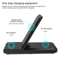 Foldable Wireless Charger Qi 15W Fast Wireless Charging Dock Station 3 in 1 For iPhone 11 XS XR X 8 for Apple Watch for Airpods