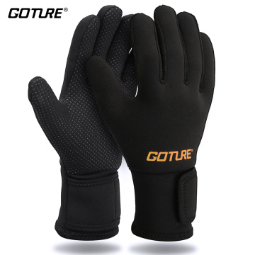 Goture Fishing Gloves Full Finger Waterproof L/XL Cycling Hiking Climbing Gloves Anti-slip Men Women's Winter Fishing Mitten