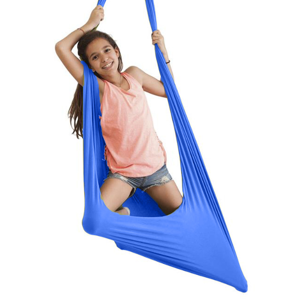 Kids Swing Hammock for Autism ADHD ADD Therapy Cuddle Up to 150kg Sensory Child Therapy Elastic Parcel Steady Seat Swing