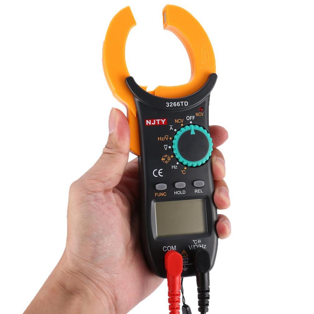 Mini Digital Clamp Meters AC/DC Current Voltage 3266TD series True RMS Auto Range VFC Capacitance Non Contact Multimeter