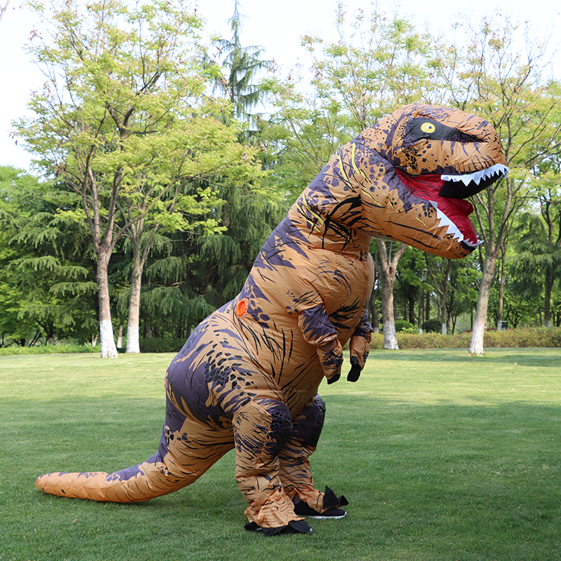 T REX Mascot Inflatable Dinosaur Costume For Kids Adult Dino Cartoon Anime Cosplay halloween Inflatable Costumes Fancy Mascot