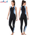 Triathlon Wetsuit 3mm - Women's Men's Sleeveless Long John Neoprene for Water Sports Swimming Ironman Suit Diving Suit Wet Suit