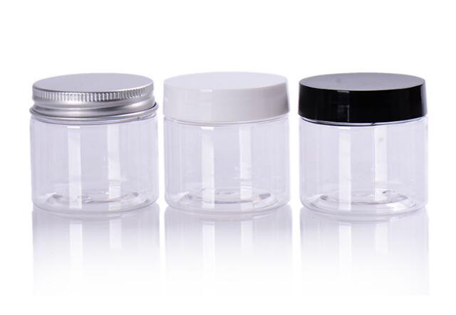 20pcs/lot 50 g 50 ml Empty Cosmetic Jar Pots Travel Face Cream Lotion Makeup Container Refillable Bottles Plastic PET