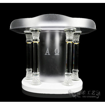 Church Foyer Furniture acrylic Theater Auditorium Furniture Crystal Column Church