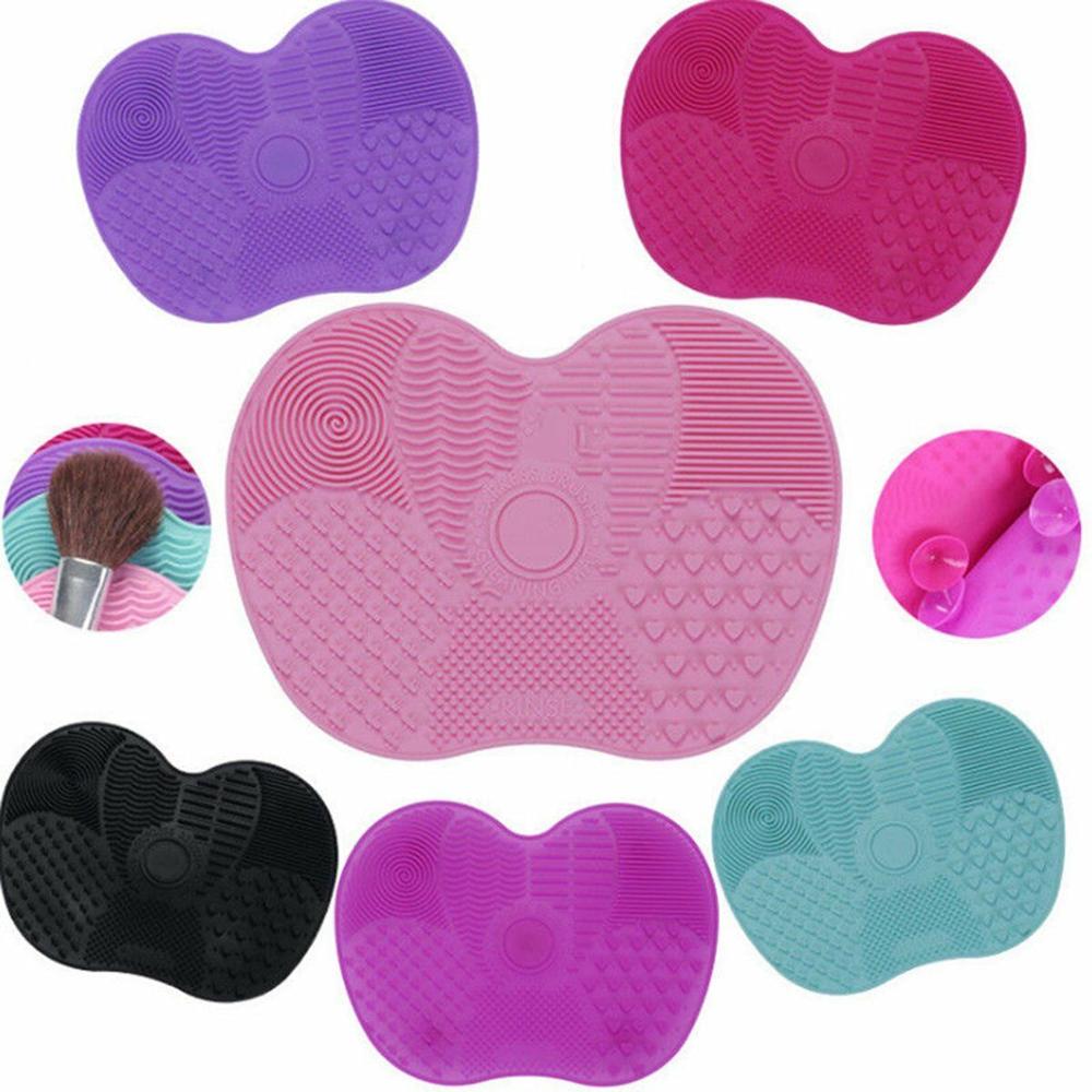 Silicone Makeup Brush Cleaner Make Up Washing Brush Washing Cosmetic Foundation Makeup Brush Cleaner Pad Scrubber Board Tool